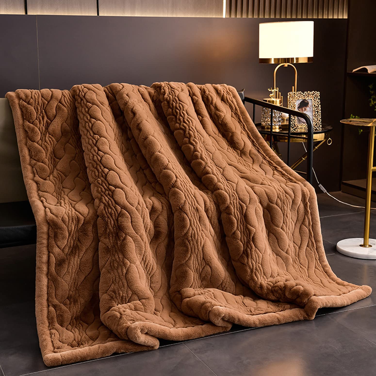 LGYKUMEG Ultra Soft Fleece Plush Blanket 79