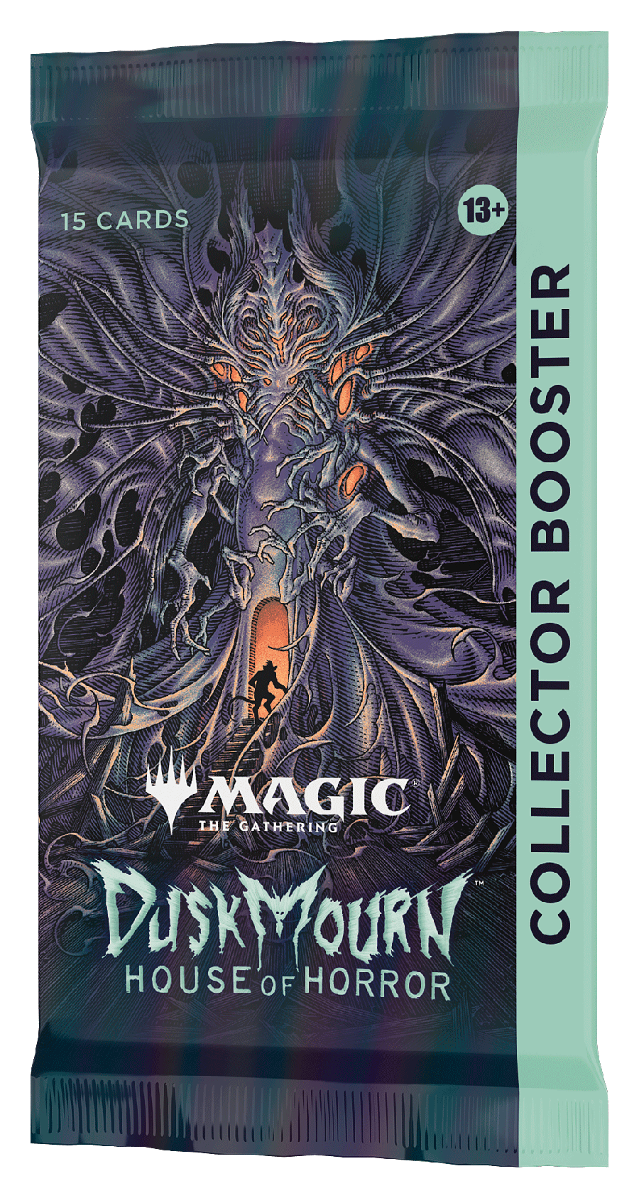Magic: The Gathering Duskmourn House of Horrors Collector Booster Display Case (6 Boxes) - Perfect for MTG Draft Nights, Tournaments & Card Collectors