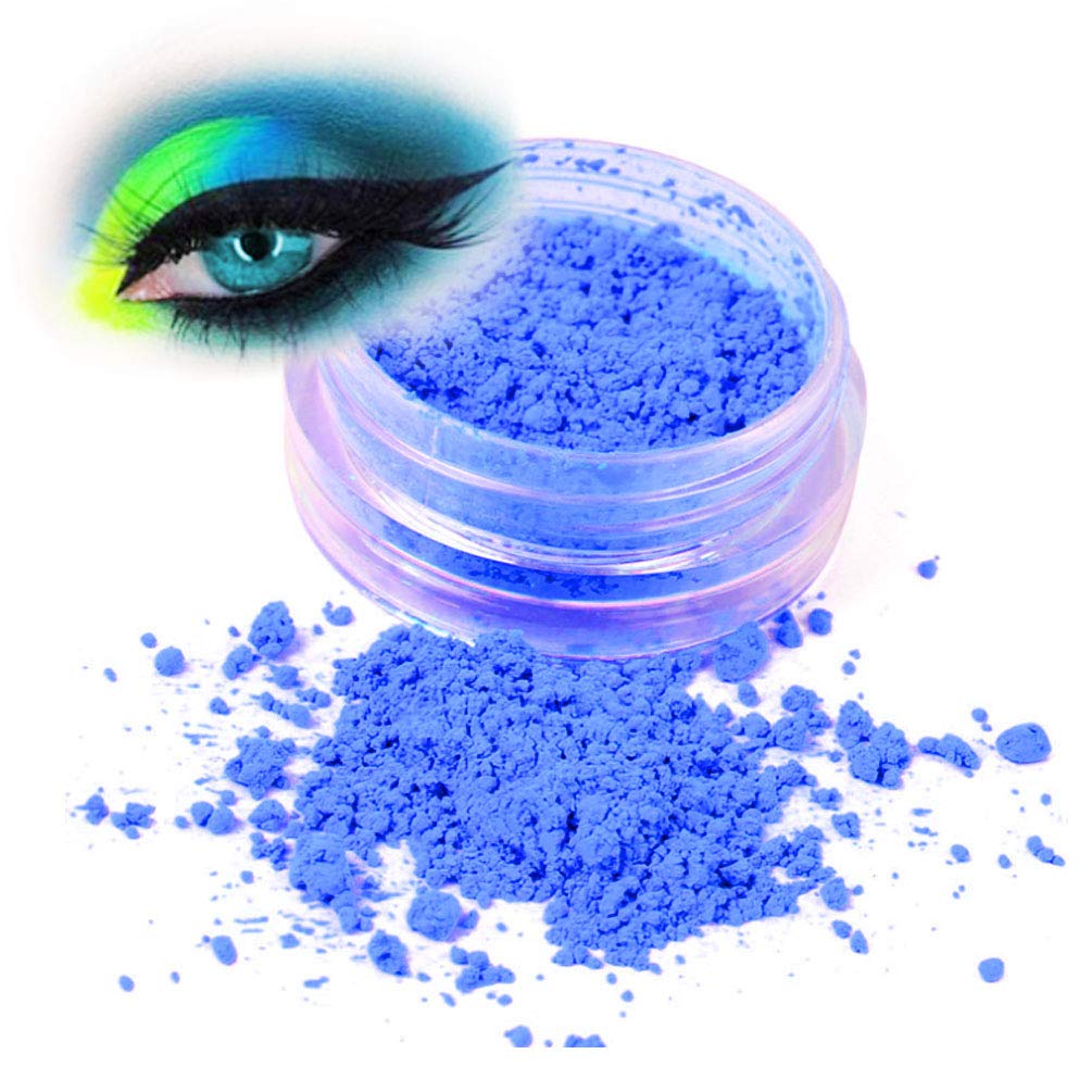 Delgoash 12 Colors Neon Nail Powder Pigment Set - Vibrant Fluorescent Eyeshadow & Nail Art Glitter Dust for Gradient & Iridescent Designs - Perfect for DIY Nail Art, Salon Use, and Creative Makeup Looks
