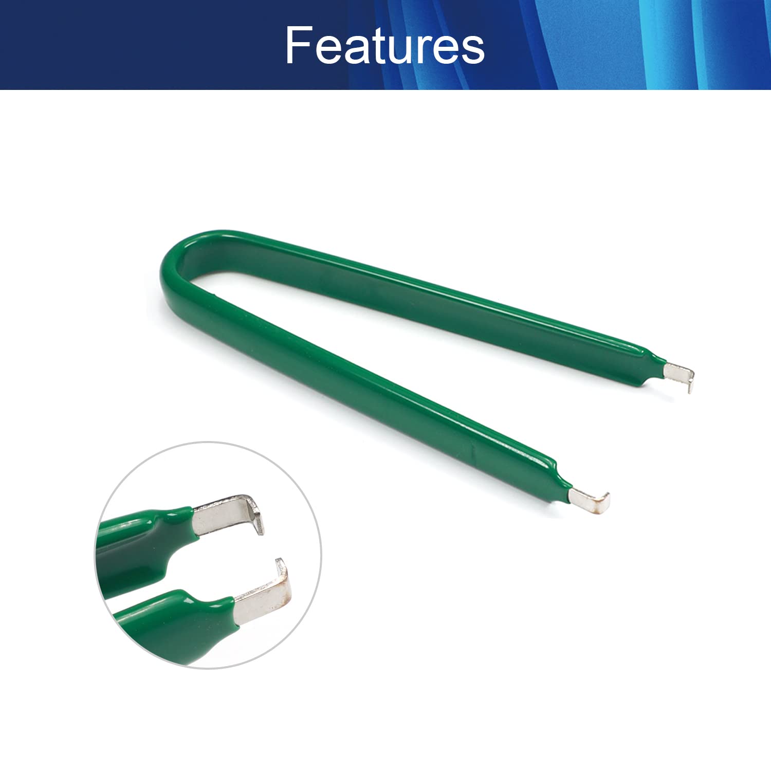 Anti-Static IC Chip Puller Tool - 5Pcs Green Switch & Keycap Extractor for Mechanical Keyboard DIY - Perfect for Electronics Repair, PC Building, and Keyboard Maintenance