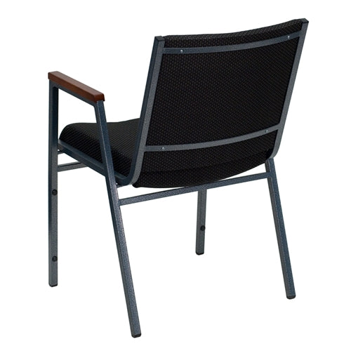 Heavy Duty FLASH HERCULES Series Stackable Fabric Chairs with Arms - Durable Conference & Event Seating for Offices, Banquets, and Classrooms