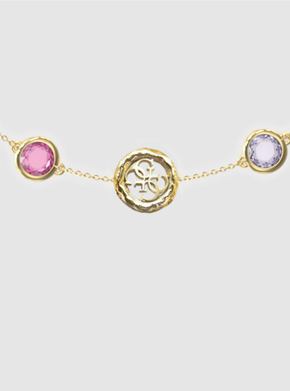 18K Gold Pink Crystal Bracelet for Women - Elegant & Sparkling Fashion Jewelry Gift for Birthday, Anniversary & Special Occasions