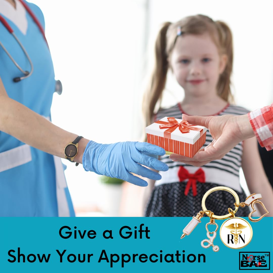 RN, SN & LPN Student Appreciation Keychain - Thoughtful Graduation Gift for Nursing Students | Perfect for Clinicals, Graduation Ceremonies & Daily Use