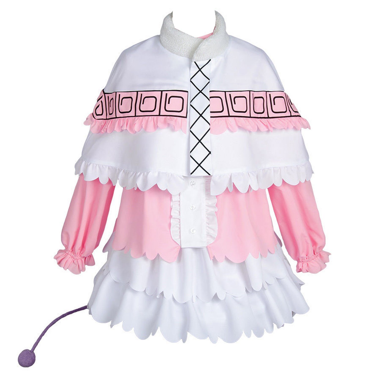Kanna Kamui Cosplay Costume from Miss Kobayashi's Dragon Maid - Pink Skirt Outfit & Uniform Dress for Anime Conventions & Halloween Cosplay