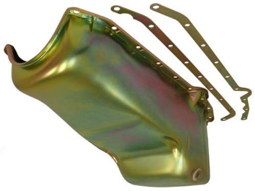 1958-79 Chevy 265 283 305 307 327 350 400 IMCA Circle Track Racing Oil Pan Replacement - High Zinc Coating for Classic Car Restoration & Performance Racing