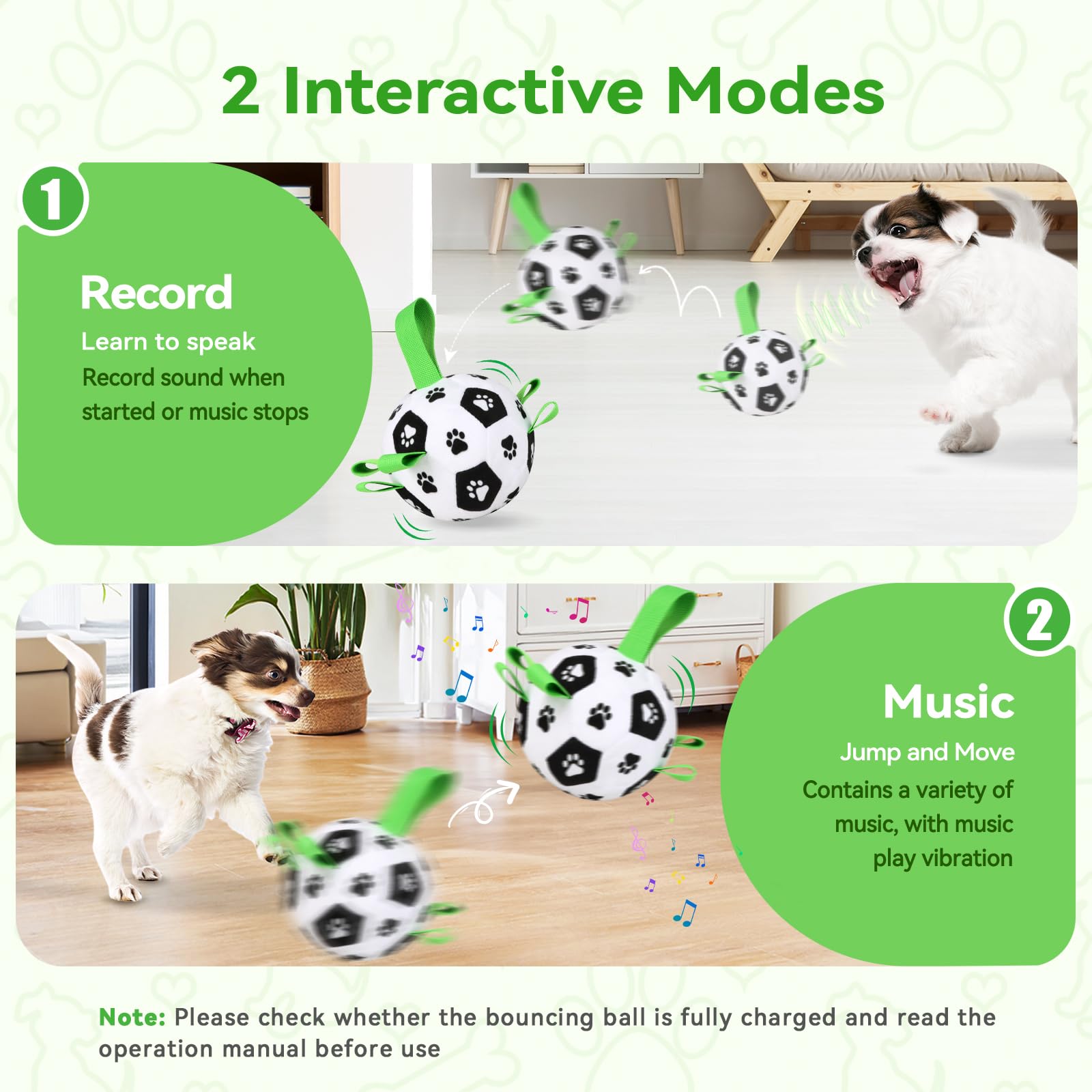 QDAN Interactive Dog Toys Balls - Automatic Rolling & Remote Control Rechargeable Pet Toy for Small & Medium Dogs | Squeaky Puppy Enrichment Toy to Relieve Boredom | Perfect for Indoor Play, Training & Keeping Dogs Entertained