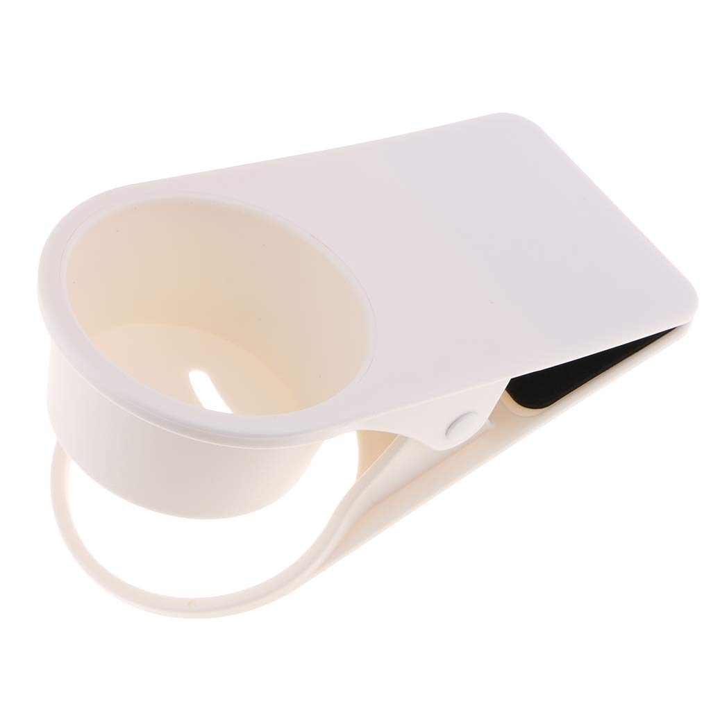Baoblaze Coffee Cup Holder Stand for Desk & Table - White | Perfect for Office, Home, and Car Use to Keep Drinks Secure