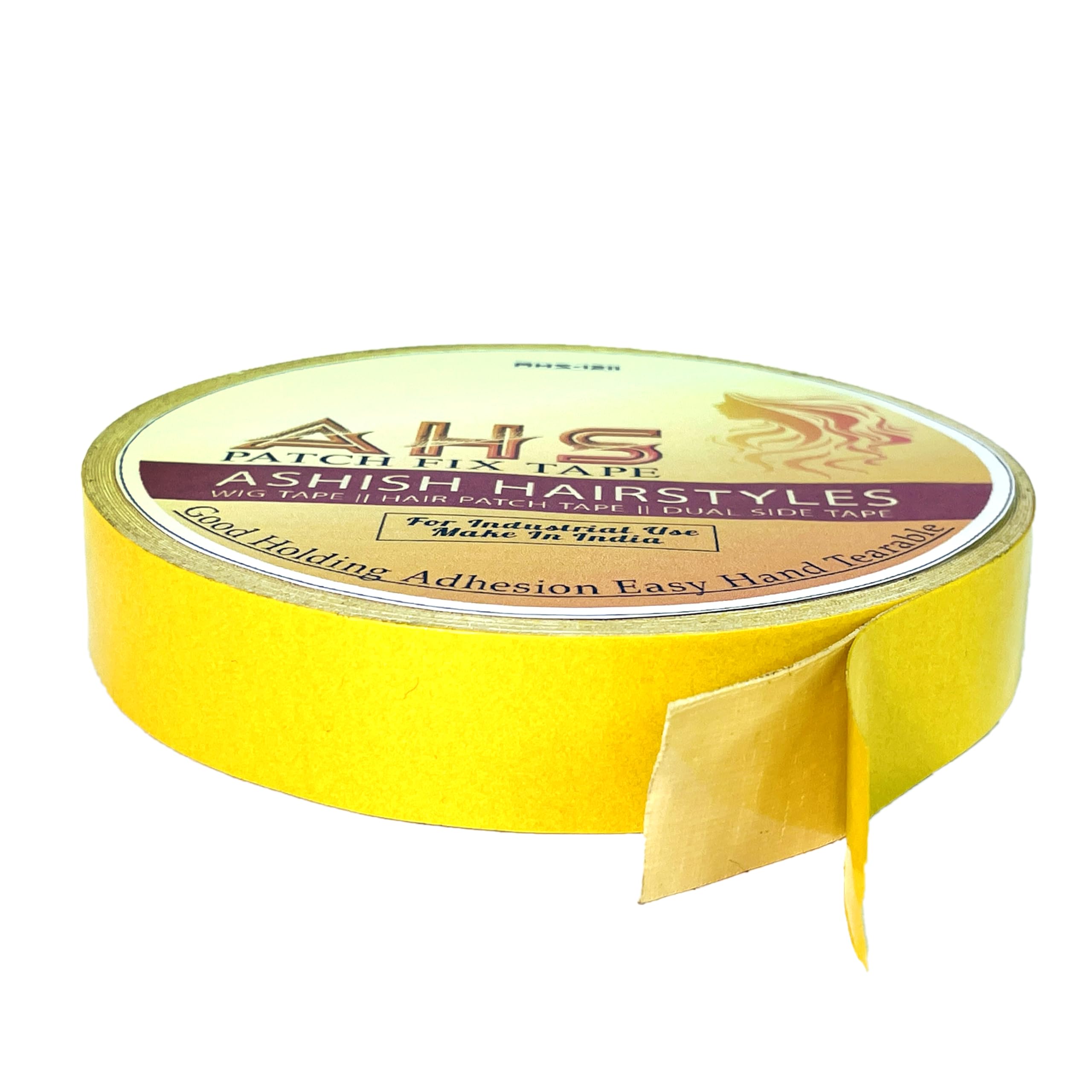Premium AHS Hair Wigs Tape - Double Sided Cotton Adhesive for Hair Patch & Toupee (1