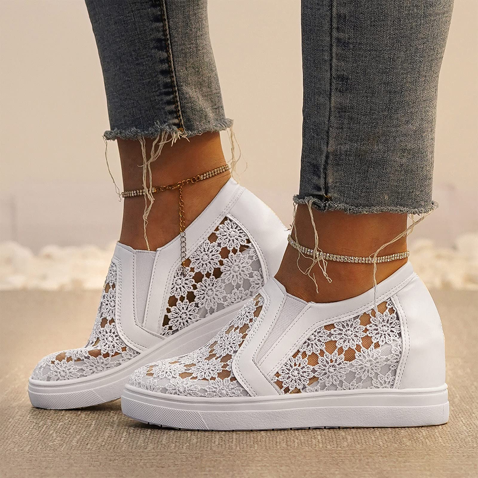 Women's Lightweight Fashion Sneakers - Breathable Tennis Shoes for Women - Casual Walking & Gym Workout Shoes - Perfect for Running, Training & Everyday Wear