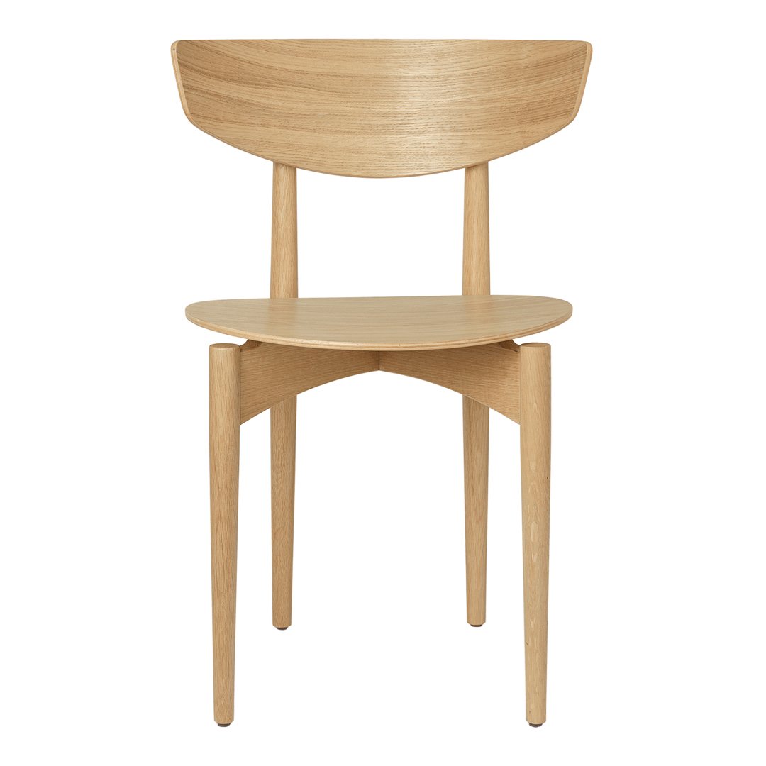 Herman Solid Wood Dining Chair - Sturdy & Comfortable Wooden Chair for Kitchen, Dining Room, and Restaurant Use