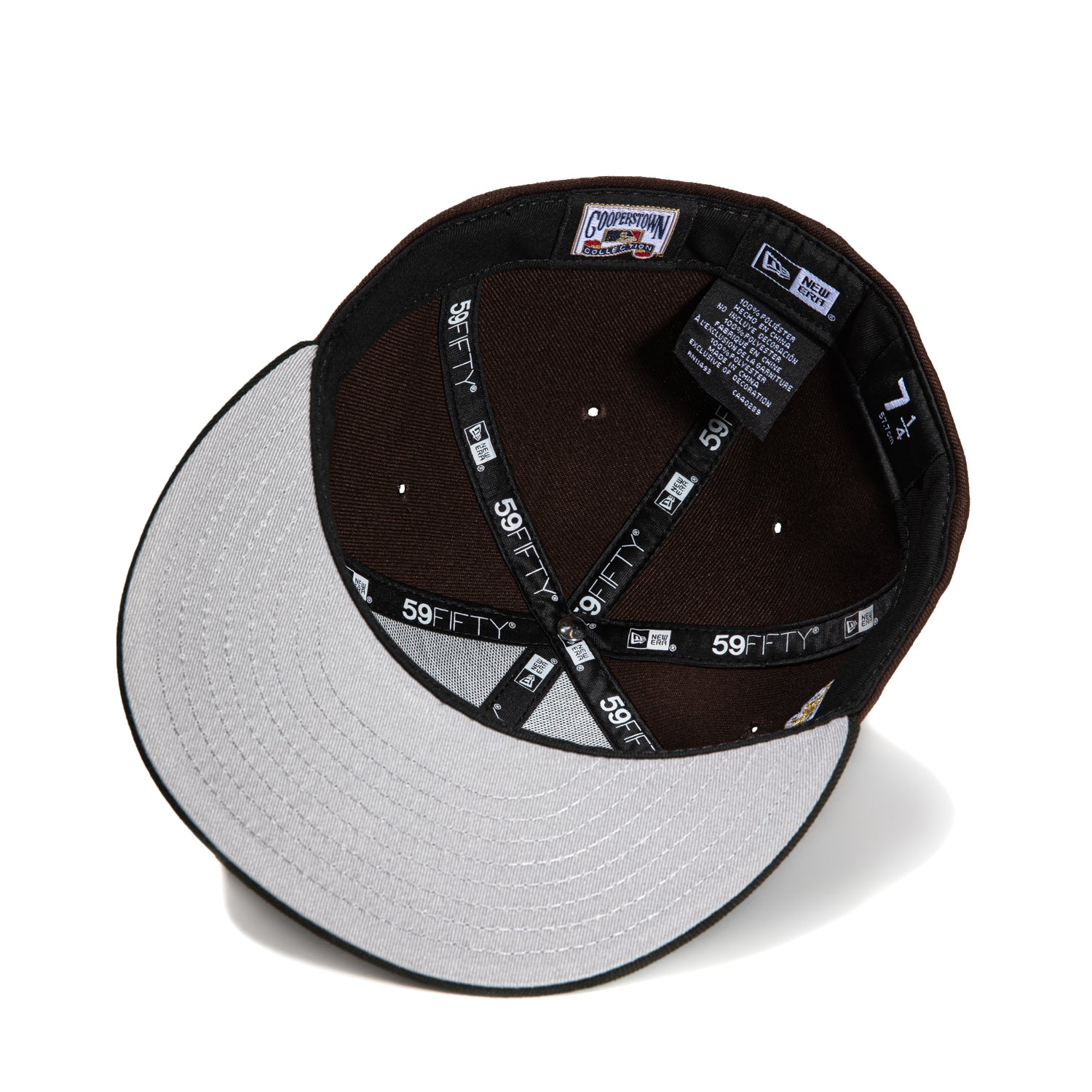 New Era 59Fifty Los Angeles Dodgers 40th Anniversary Snapback Hat with Stadium Patch - Brown, Black & Metallic Gold | Official MLB Baseball Cap for Men & Women | Perfect for Games, Collecting & Streetwear Fashion