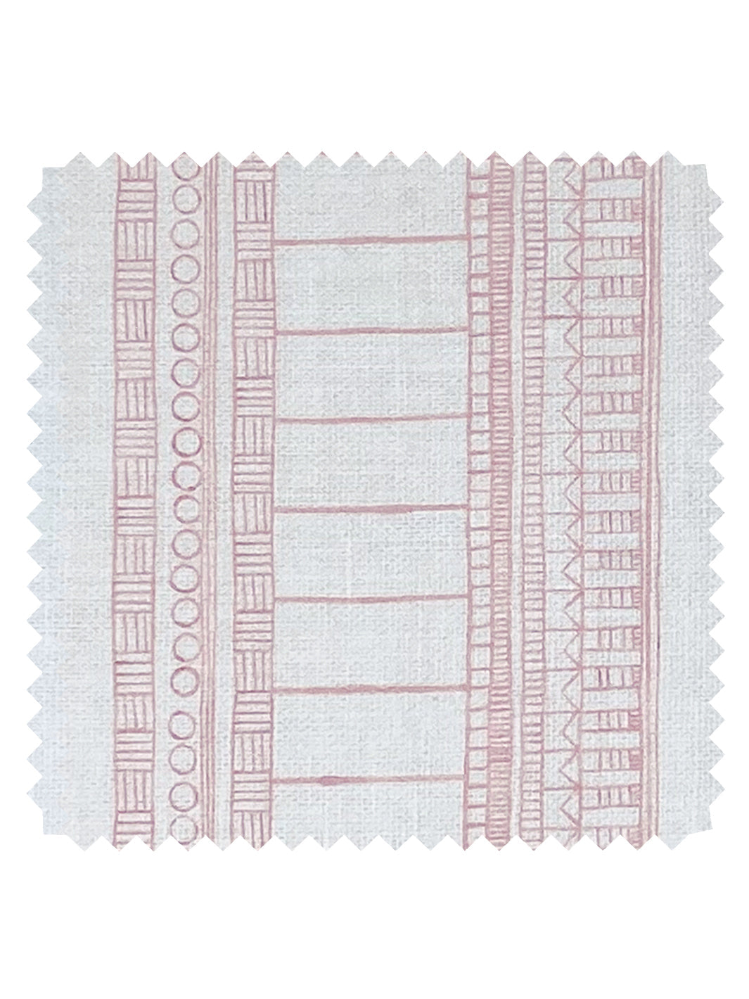 Nathan Turner Pink 'Doodle Stripe' Linen Fabric - Premium Textile for Home Decor, Upholstery & DIY Craft Projects