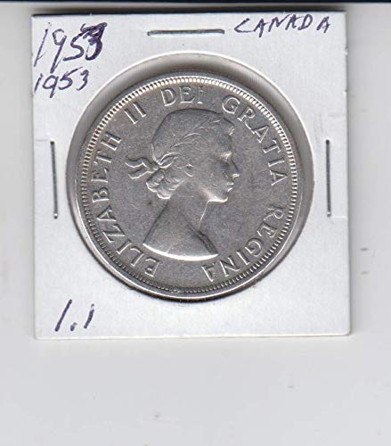 1953 Canada Silver Dollar - Low Mintage 1.1 Million - Circulated Coin in Extremely Fine Condition | Rare Collectible Coin for Investors & Numismatists | Perfect for Coin Collections & Historical Gifts