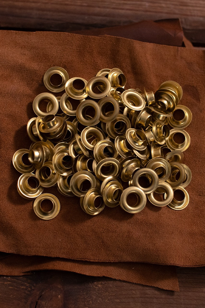 10.0mm x 4.5mm x 18.8mm Brass Eyelet Shaft - Durable Metal Fastener for Leather Craft, DIY Projects & Industrial Applications