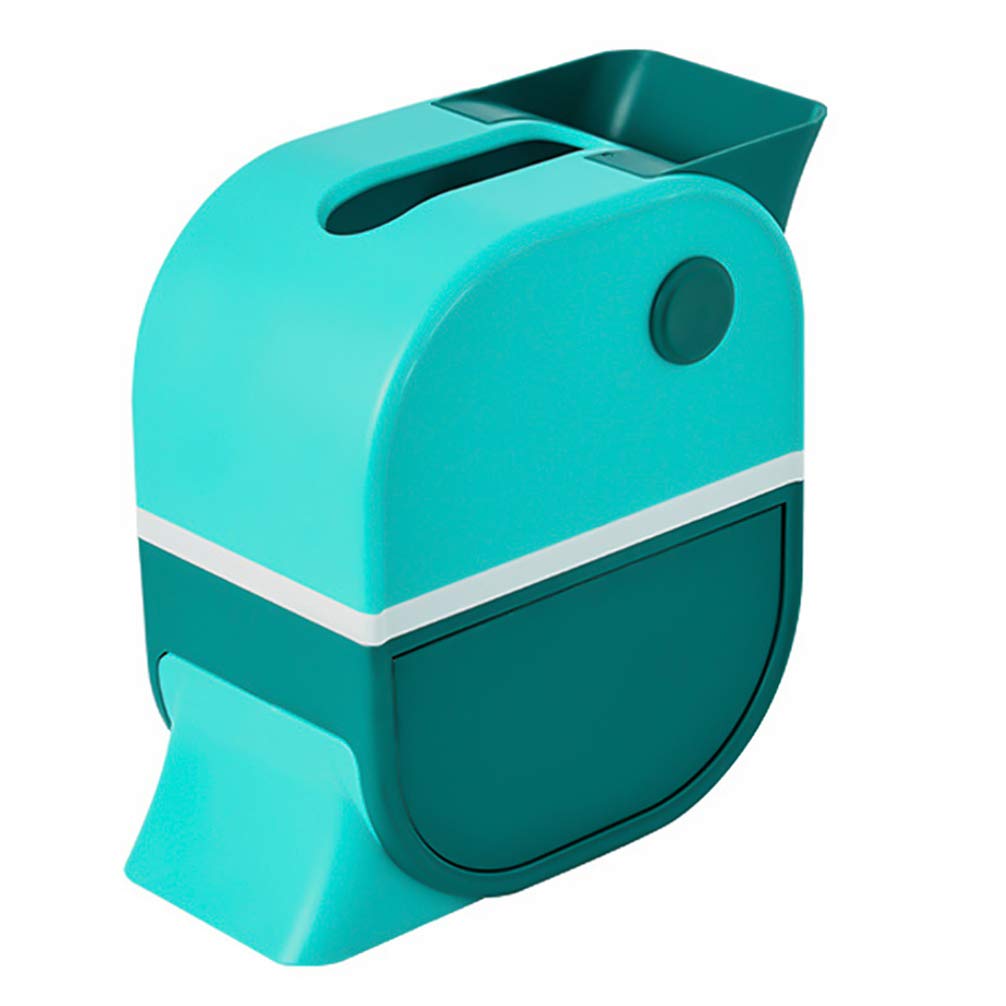 Creative Tissue Box Holder - Decorative Home Tissue Dispenser & Napkin Storage Container - Blue Tissue Box Cover for Christmas Party, Dining Table & Kitchen Decor
