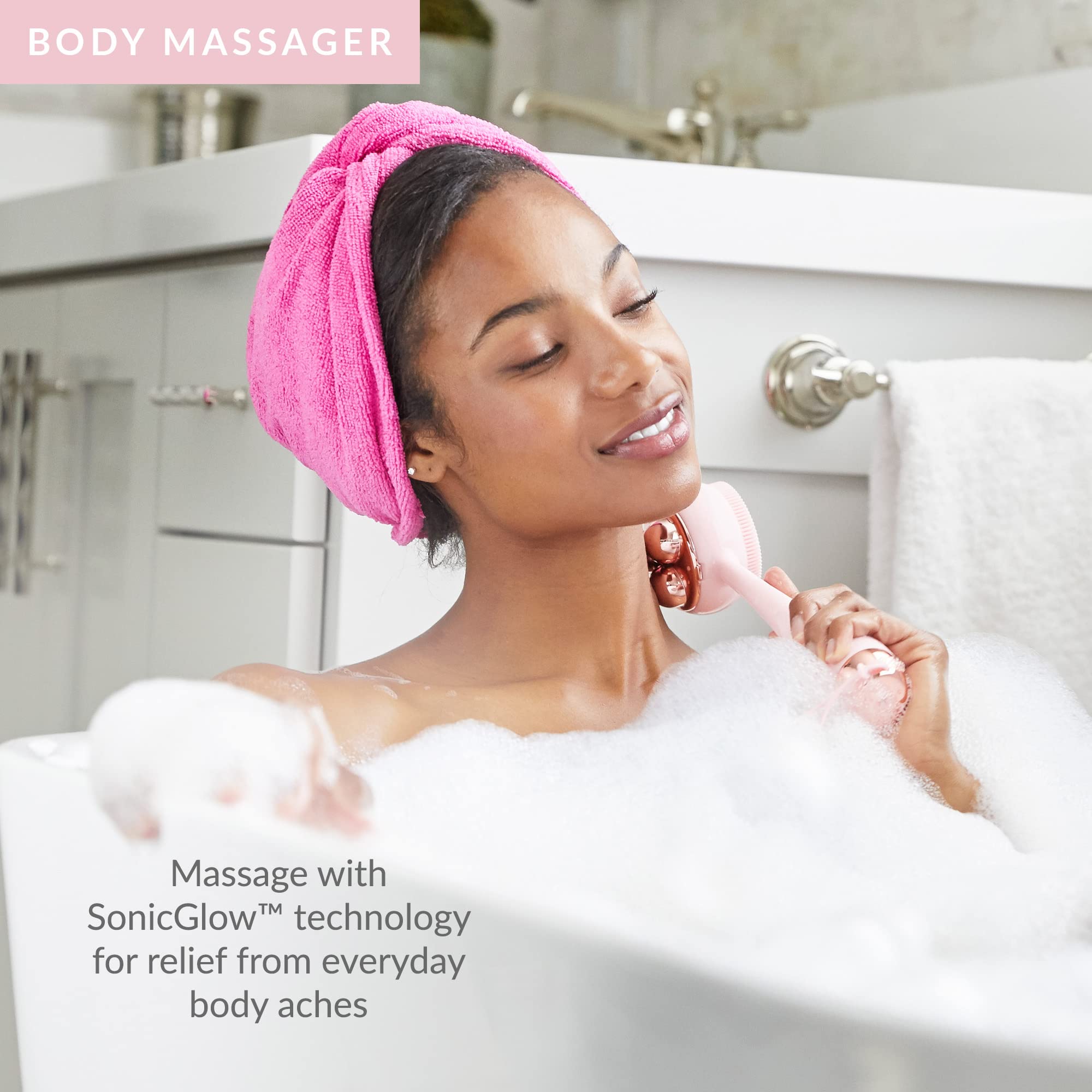 PMD Beauty Relax Body Massager Replacement - 1 Count - Soothe Muscles & Relieve Tension - Perfect for Post-Workout Recovery & Home Spa Treatments