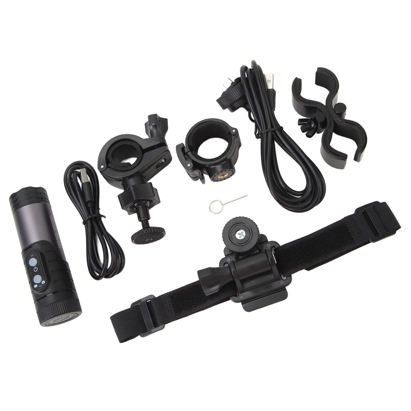 Waterproof Helmet Camera IP66 - Motorcycle & Bike Action Camera Dark Gray for Adventure Sports & Outdoor Recording