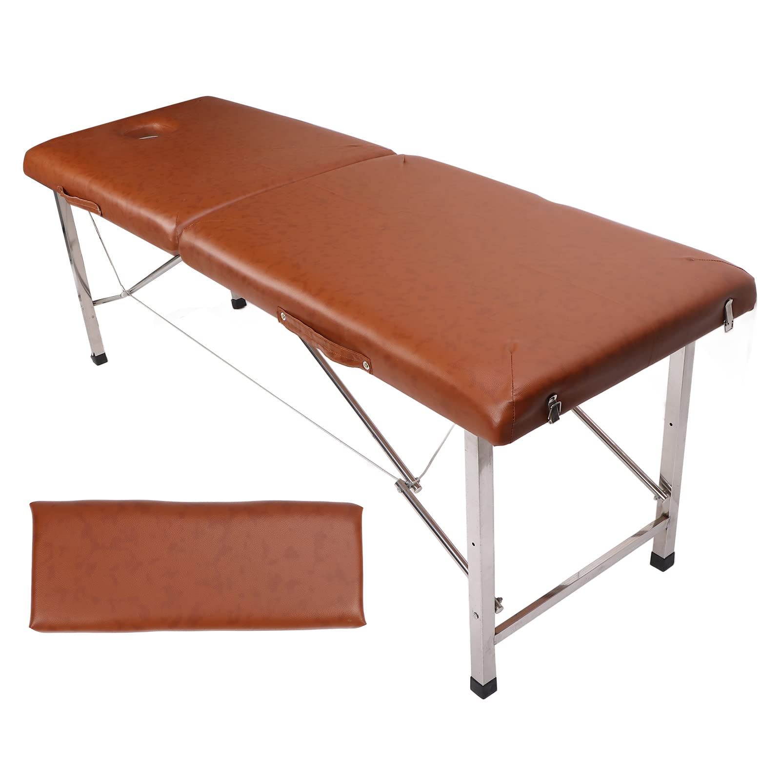Foldable Massage Bed with Soft Pillow - Portable Spa Massage Table for Home & Professional Use - Perfect for Massage Therapy, Facial Treatments & Relaxation