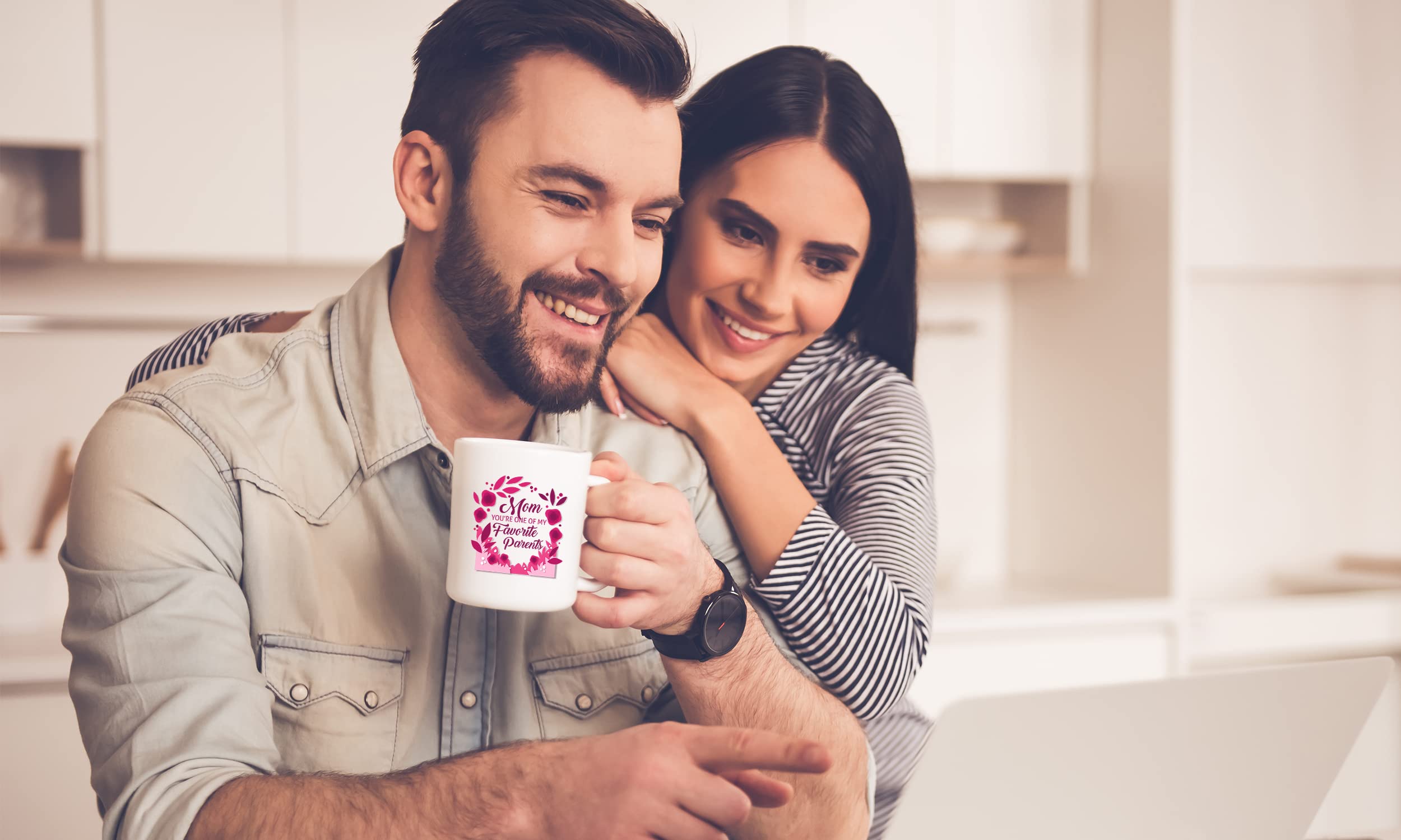 Winston & Bear Mom Coffee Mug - 11oz & 15oz Ceramic Mugs for Mother's Day, Birthday Gifts - Funny Saying Cup for Tea, Coffee Lovers - Perfect for Home, Office & Gift Giving