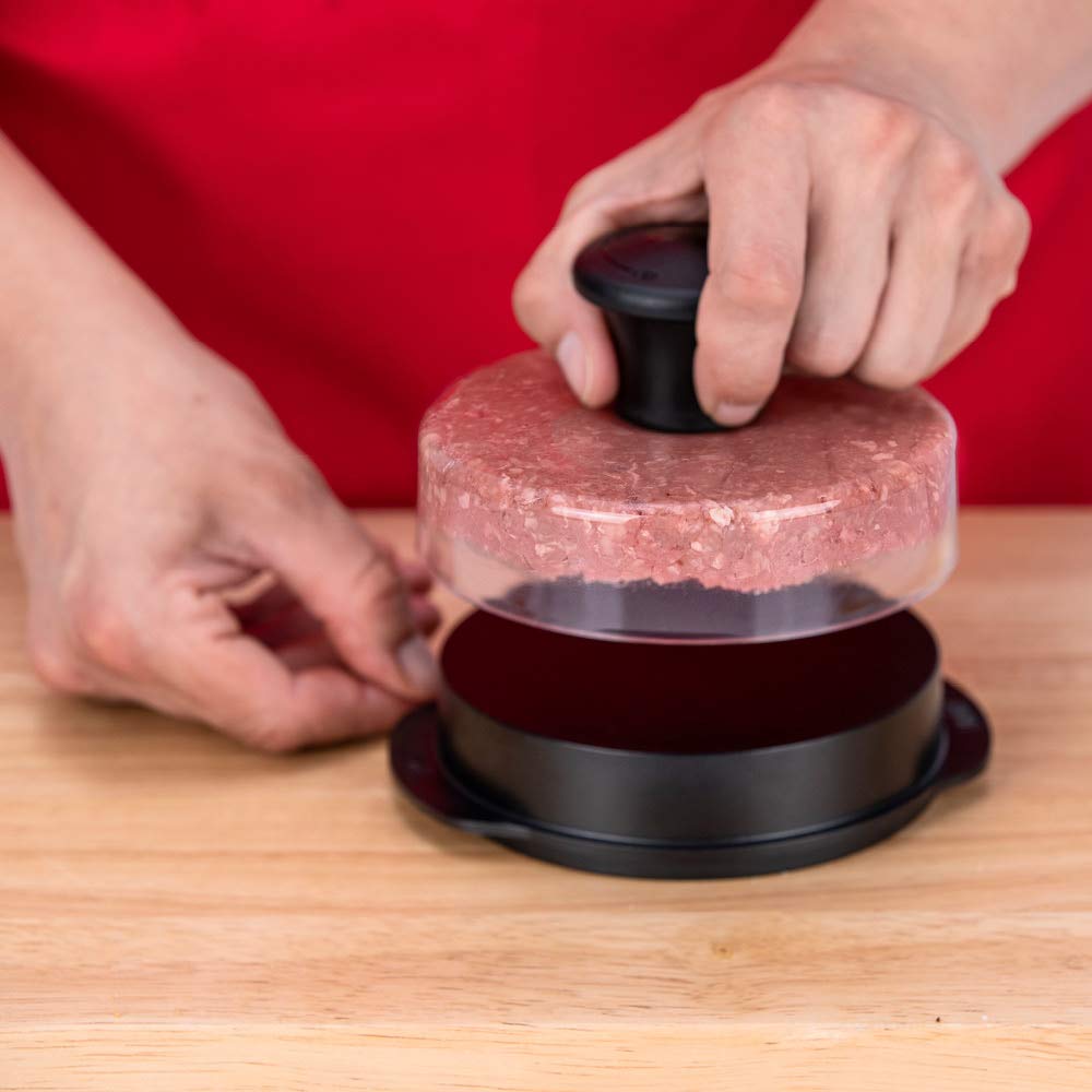 Weber Original Burger Press - Heavy Duty Stainless Steel Patty Maker for Perfect Homemade Burgers - Ideal for BBQ, Grilling, and Outdoor Cooking