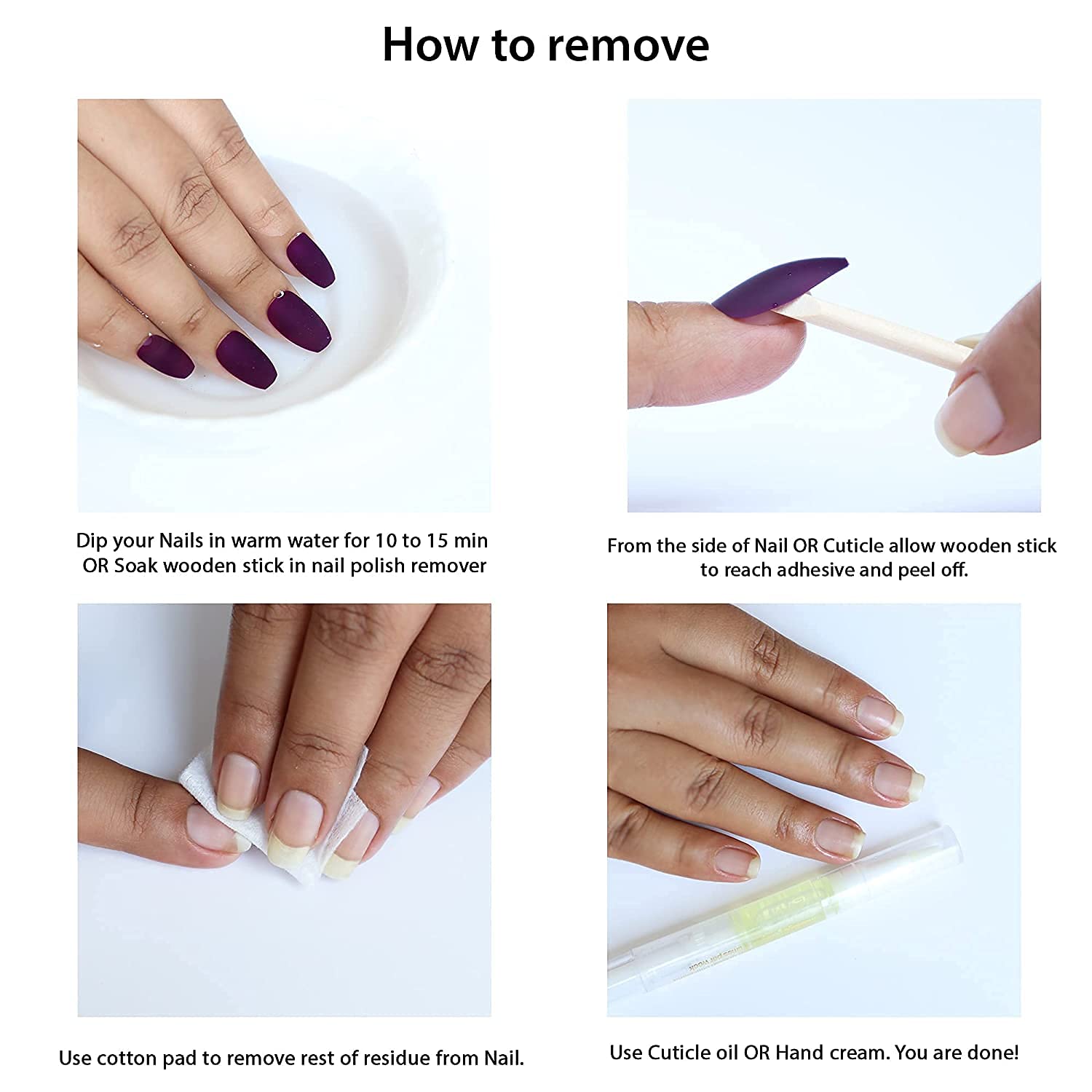Reusable Artificial Nails Set with Glue (Small) - Extreme Upper Arch for Dramatic Look, Empress Curve Design - 100 Fake Nails & 10ml Nail Glue for Nail Extensions & Salon Quality Manicures at Home
