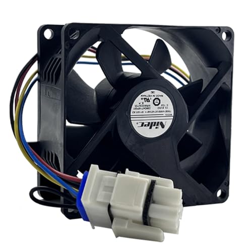 GE Refrigerator Evaporator Fan Motor WR60X26866 - Compatible with WR60X26033, WR60X24303, WR60X29099, WR60X10356, WR60X13357 - Replacement Cooling Fan for GE Fridge Freezer - Perfect for Home Kitchen Appliance Repair & Maintenance