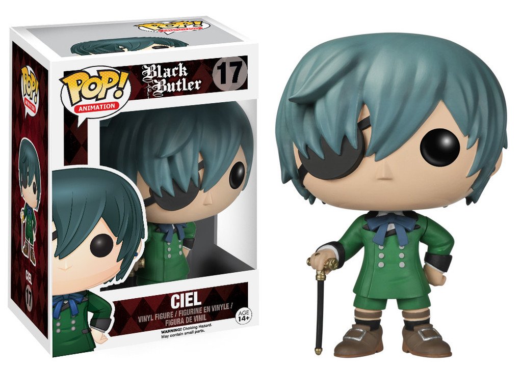 Funko Pop Animation Black Butler: Ciel Phantomhive Vinyl Action Figure Collectible Toy #3808 - Perfect for Anime Fans, Gift for Collectors, Home & Office Display