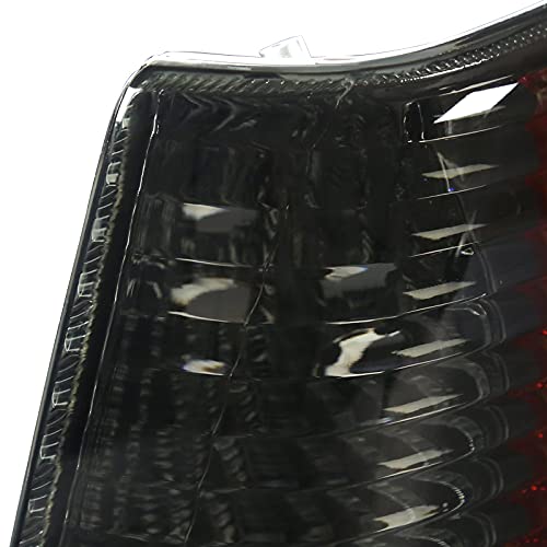 Spec-D Tuning Smoke Bumper Park & Signal Corner Lights with Amber Reflector - Compatible with 1993-1996 Jeep Grand Cherokee (Left + Right Pair) - Perfect for Off-Roading, Night Driving & Custom Car Upgrades