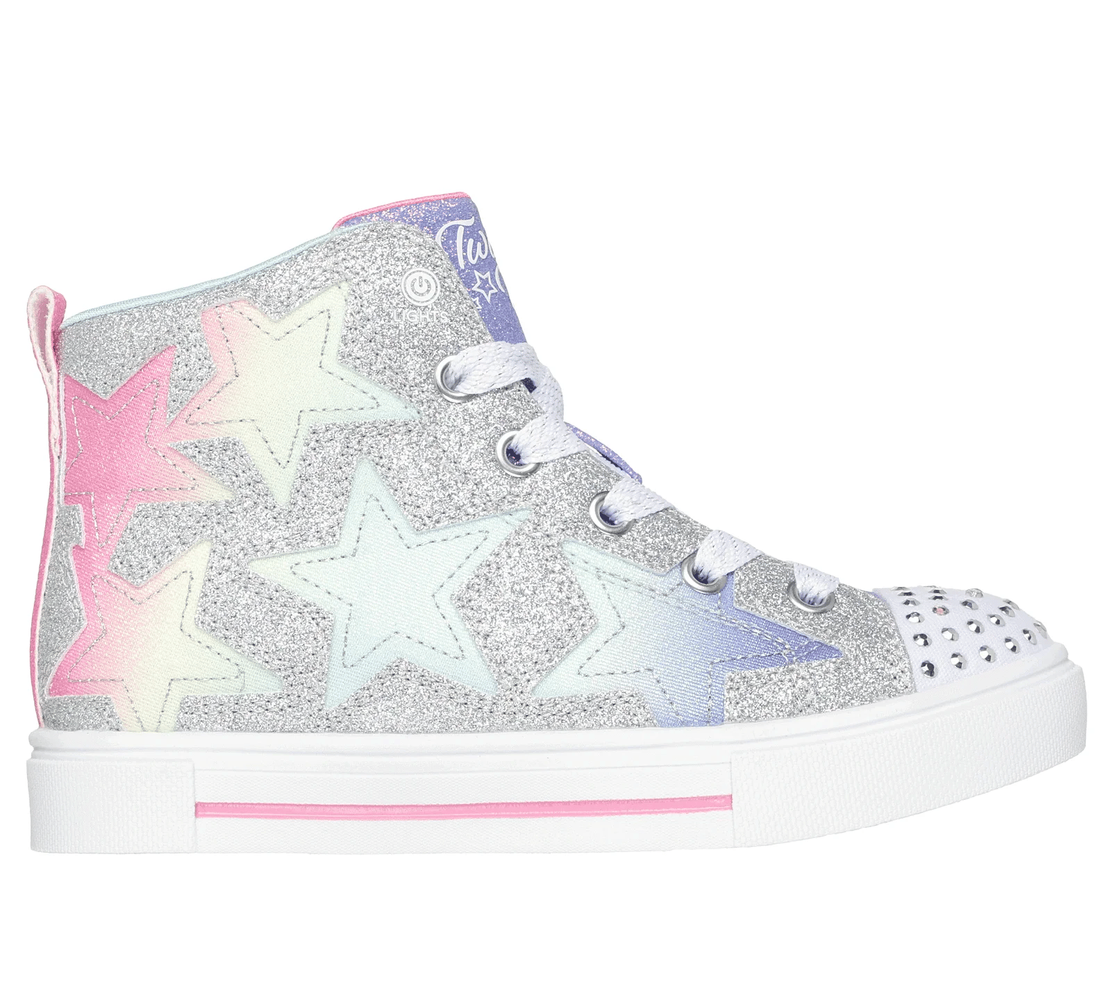 Twinkle Toes Kids Shoes - Sparkly Stellar Star Light-Up Sneakers for Girls & Boys | Perfect for Parties, Playdates & Outdoor Adventures