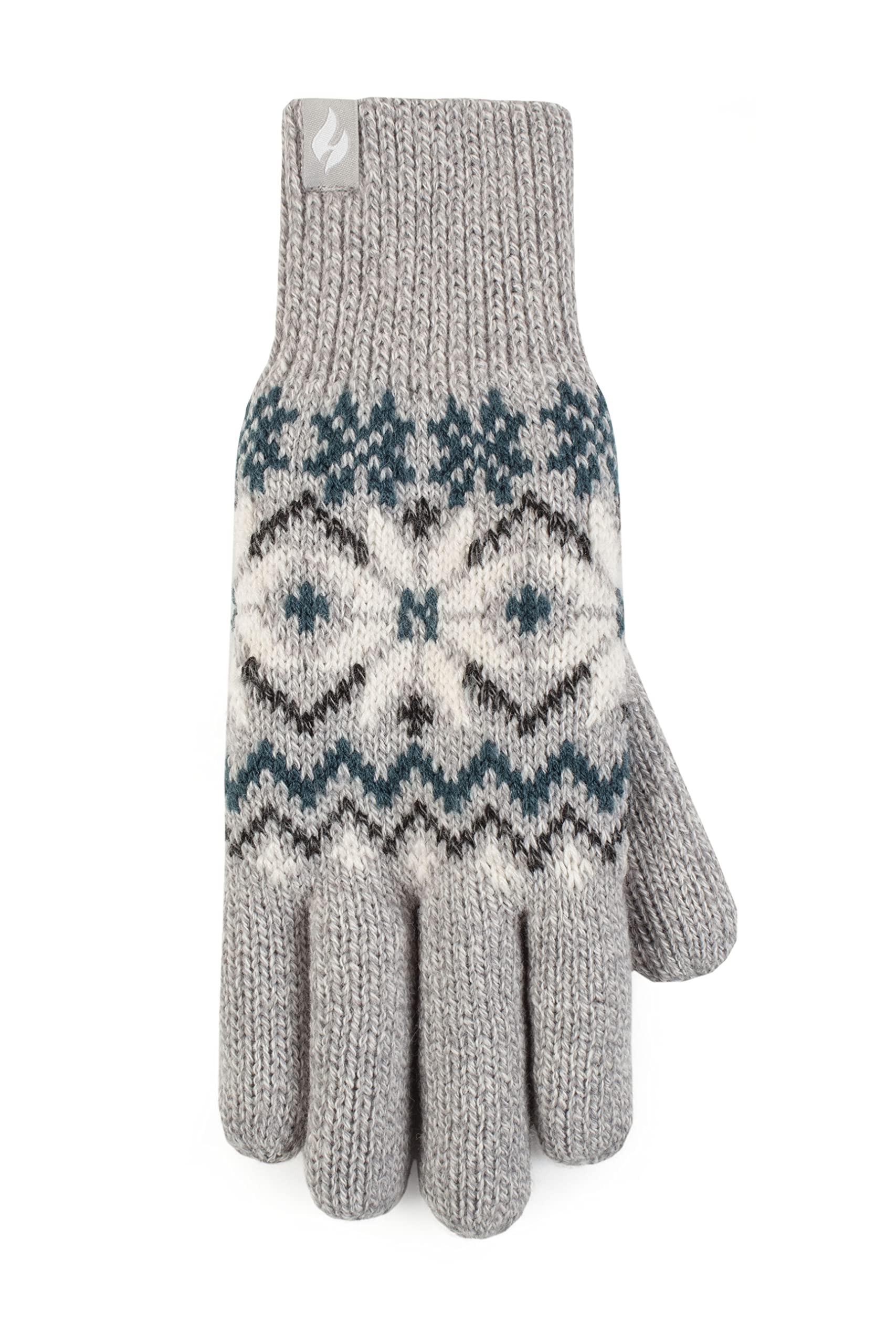 Heat Holders SockShop Women's Avens Patterned Thermal Gloves - Pack of 1 | Winter Warmth for Outdoor Activities, Skiing & Cold Weather