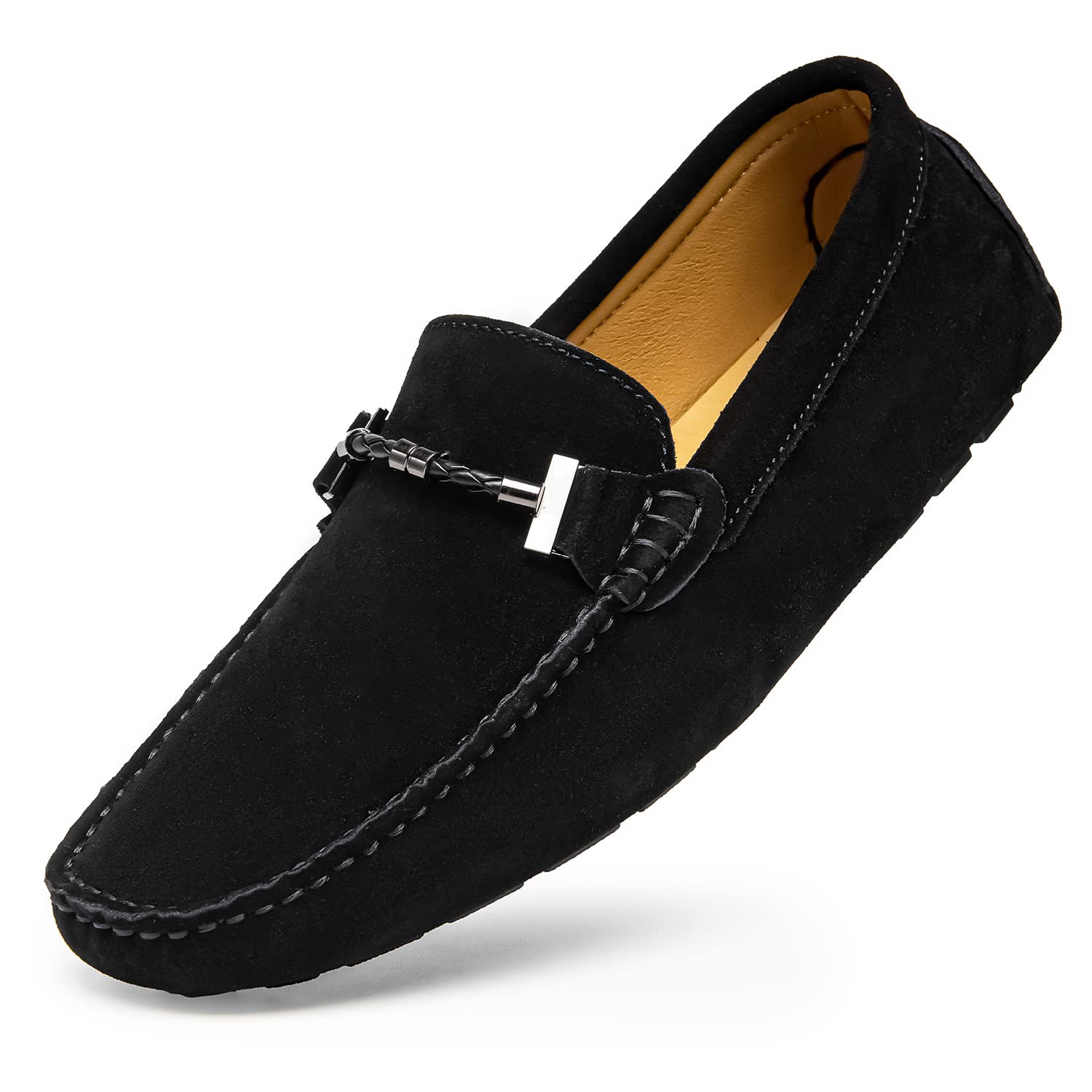 Men's Penny Loafers Slip-On Moccasin Driving Shoes - Comfortable Casual Boat Shoes for Work, Travel & Everyday Wear