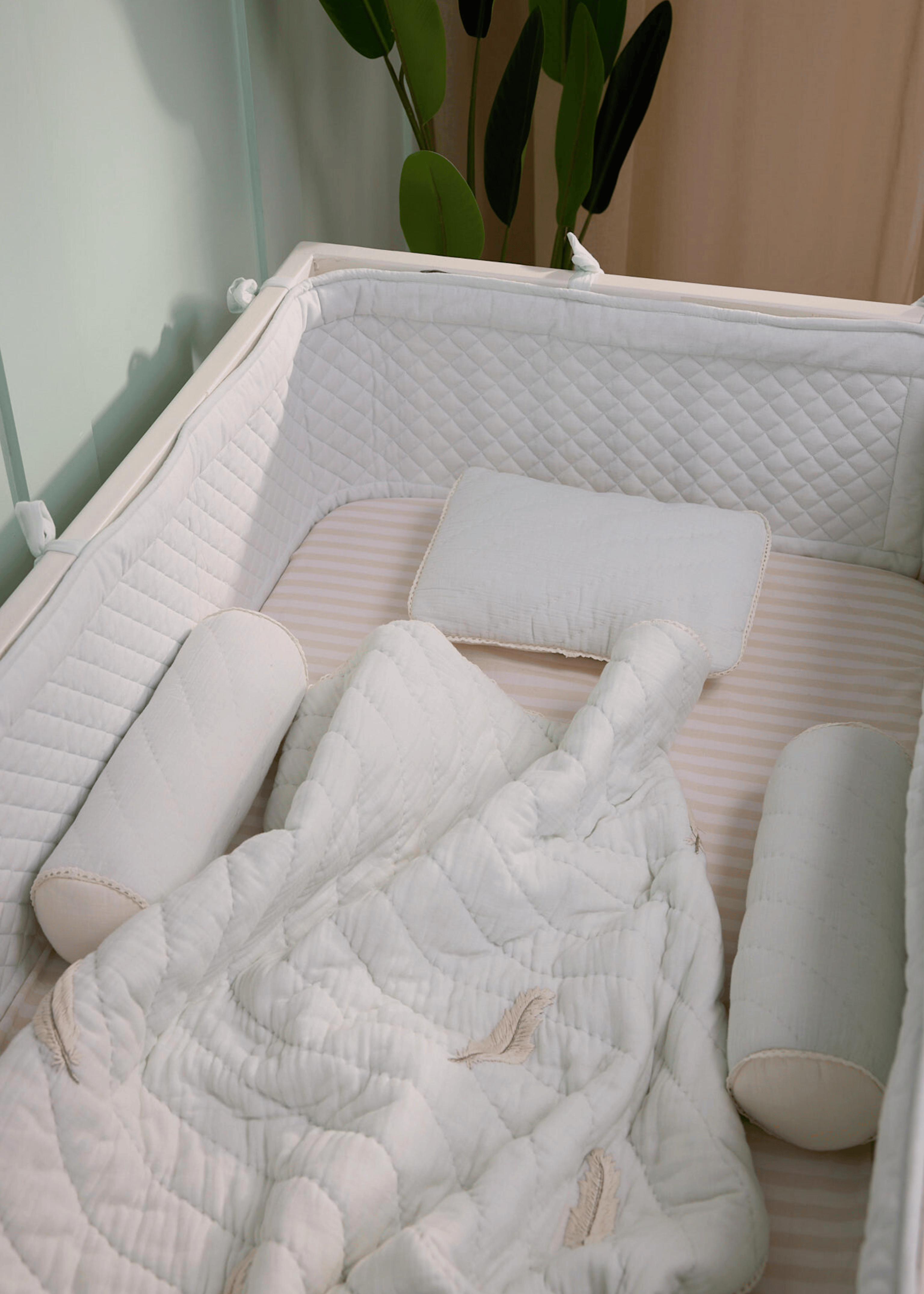 Plume Baby Blanket - Ultra Soft & Breathable Swaddle Blanket for Newborns & Infants | Perfect for Nursery, Stroller & Cuddle Time | Hypoallergenic & Machine Washable