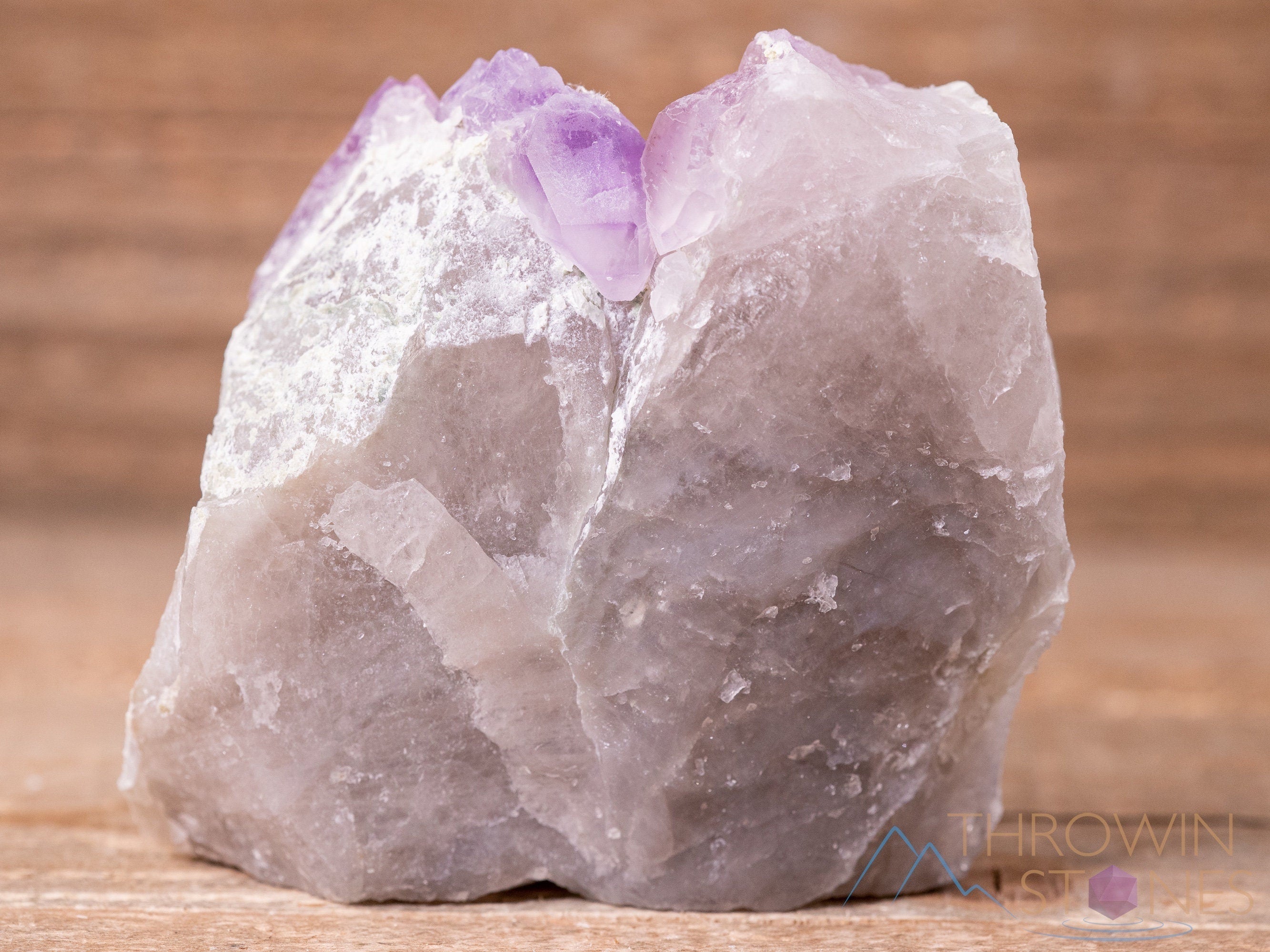 Natural Amethyst Raw Crystal Stone - February Birthstone, Unique Spiritual Gift, Boho Home Decor, Healing & Meditation Use (40464)