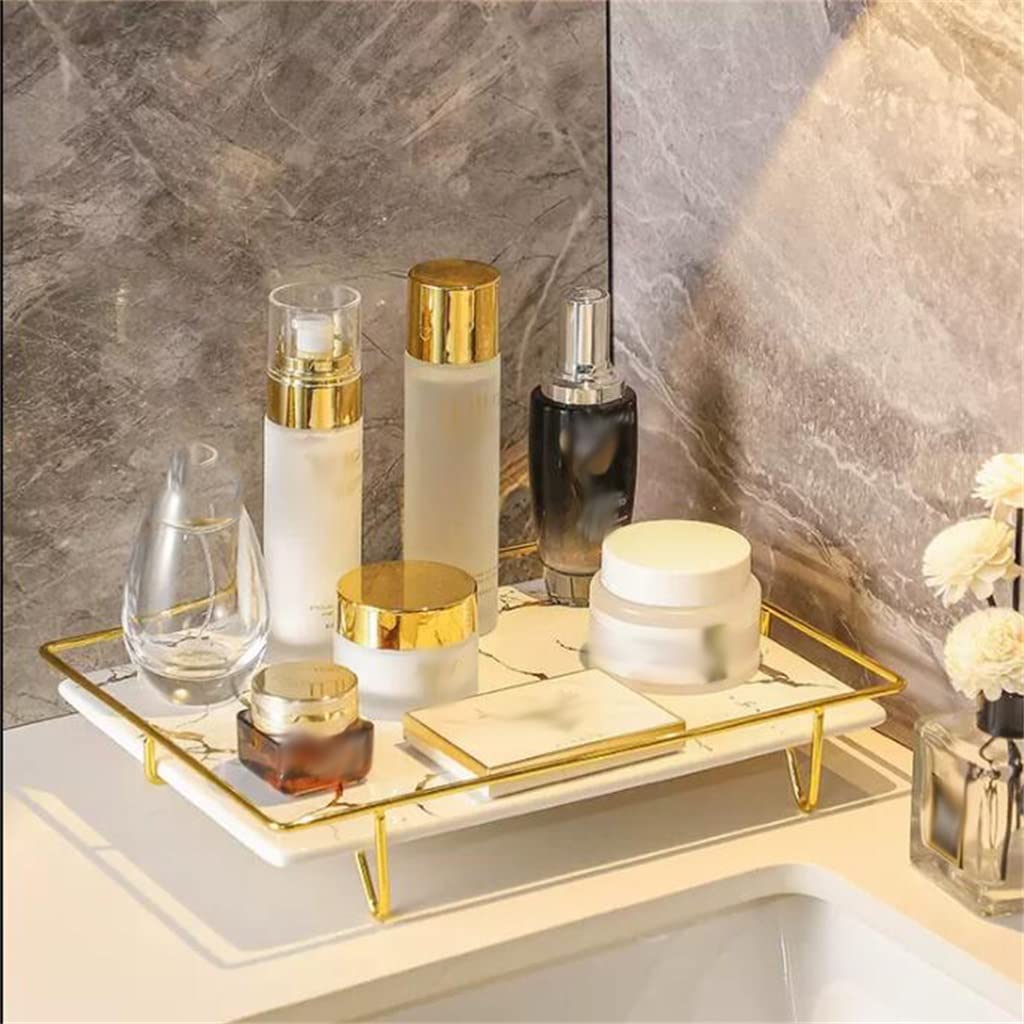 Multi-Layer Bathroom Organizer Tray - Durable Washing Table Rack for Toilet, Cosmetics & Desktop Storage | Perfect for Small Spaces & Vanity Organization