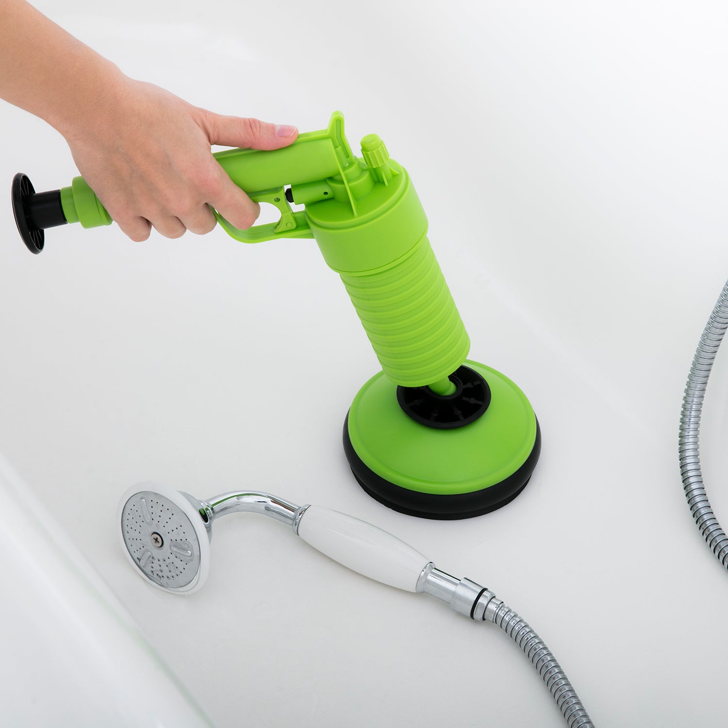 Drain Jet - High-Pressure Drain Cleaner for Clogged Sinks & Showers | Fast Unclogging Solution for Home & Commercial Use