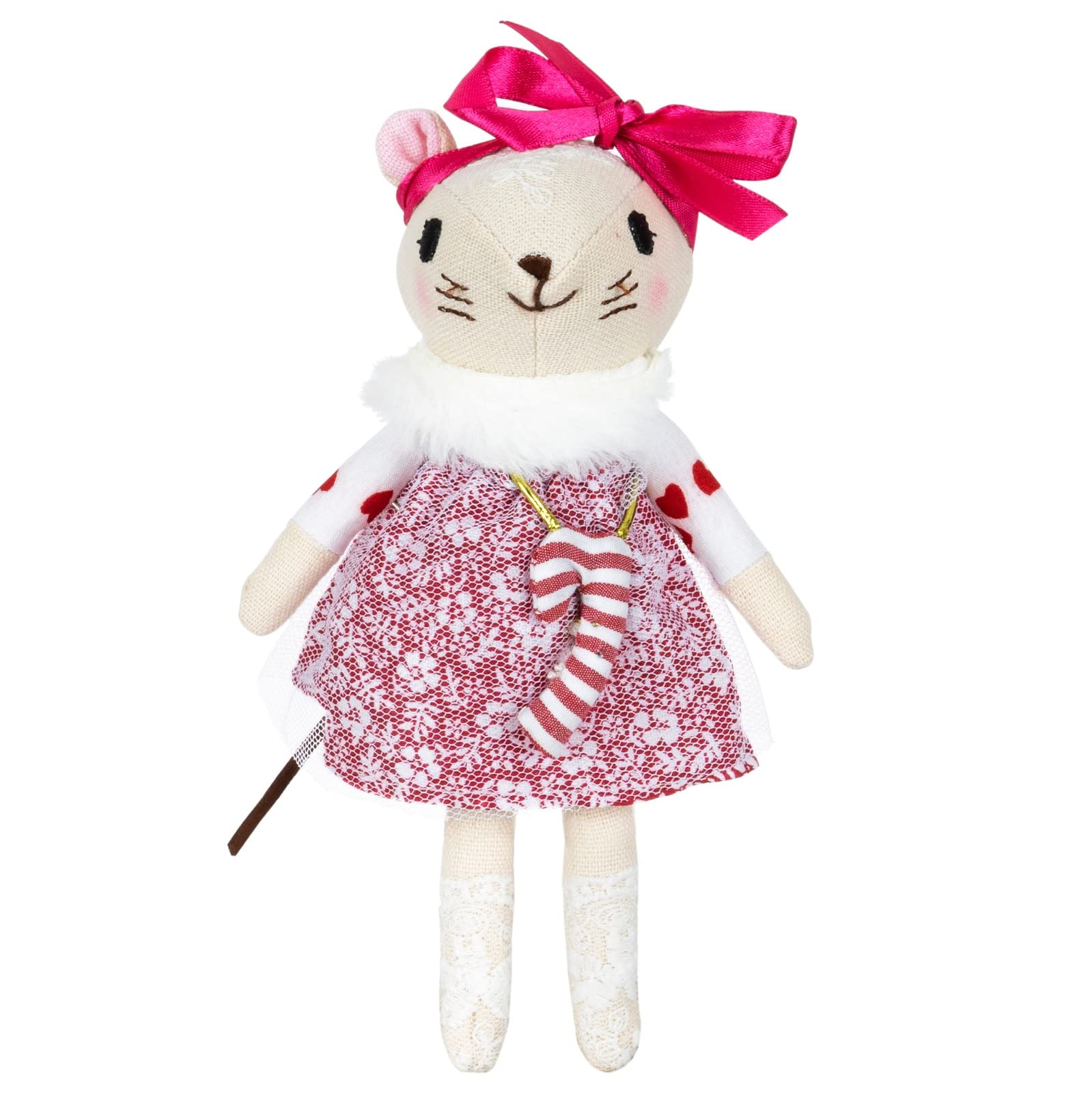 LEVLOVS Mouse in a Matchbox Toy - Cute Animal Doll Gift for Baby Registry, Christmas Present for Girls - Perfect for Playtime, Nursery Decor & Holiday Stocking Stuffers