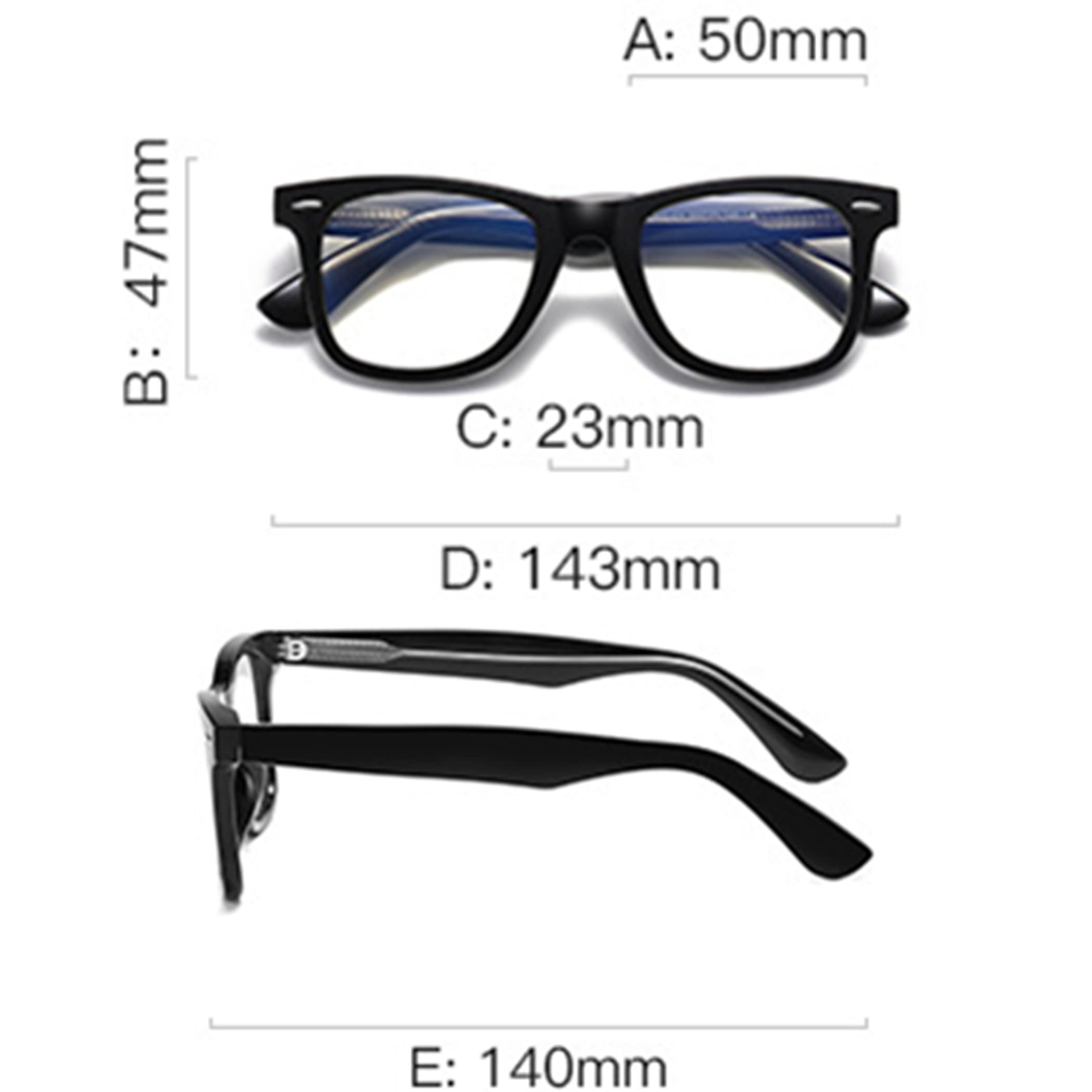 Bullabulling Retro Square Oversized Blue Light Blocking Reading Glasses for Women & Men - Computer Readers with Spring Hinge - Perfect for Office Work, Screen Time & Fashion Accessories