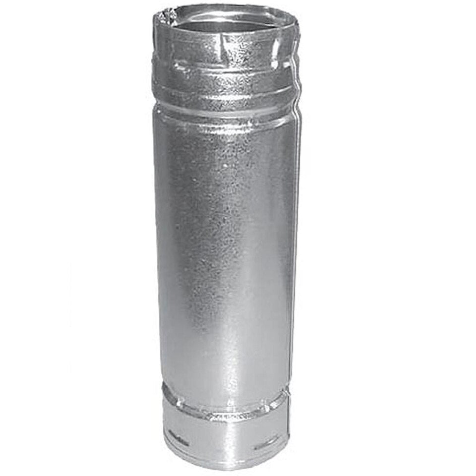 Duravent 3 x 48 Straight Length Chimney Pipe - 3PVP 48 - High-Quality Stainless Steel Vent Pipe for Wood Stove, Fireplace & Heating Systems - Perfect for Home, Cabin & Outdoor Use