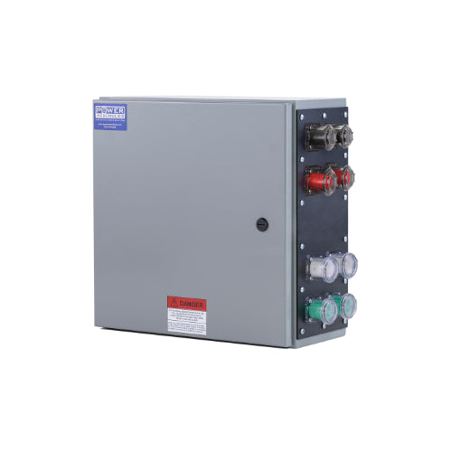 800A 240V Double Set Screw Camlock Connection Box - Male Neutral Power Connector for Heavy-Duty Electrical Distribution | Ideal for Construction Sites, Outdoor Events & Industrial Power Supply