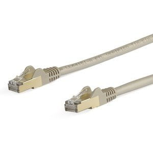 5m CAT6a Ethernet Cable Grey - High Speed RJ45 Snagless Connectors, STP Shielded Network Cable with Pure Copper Wire (6ASPAT5MGR) - Perfect for Gaming, Streaming & Office Networking