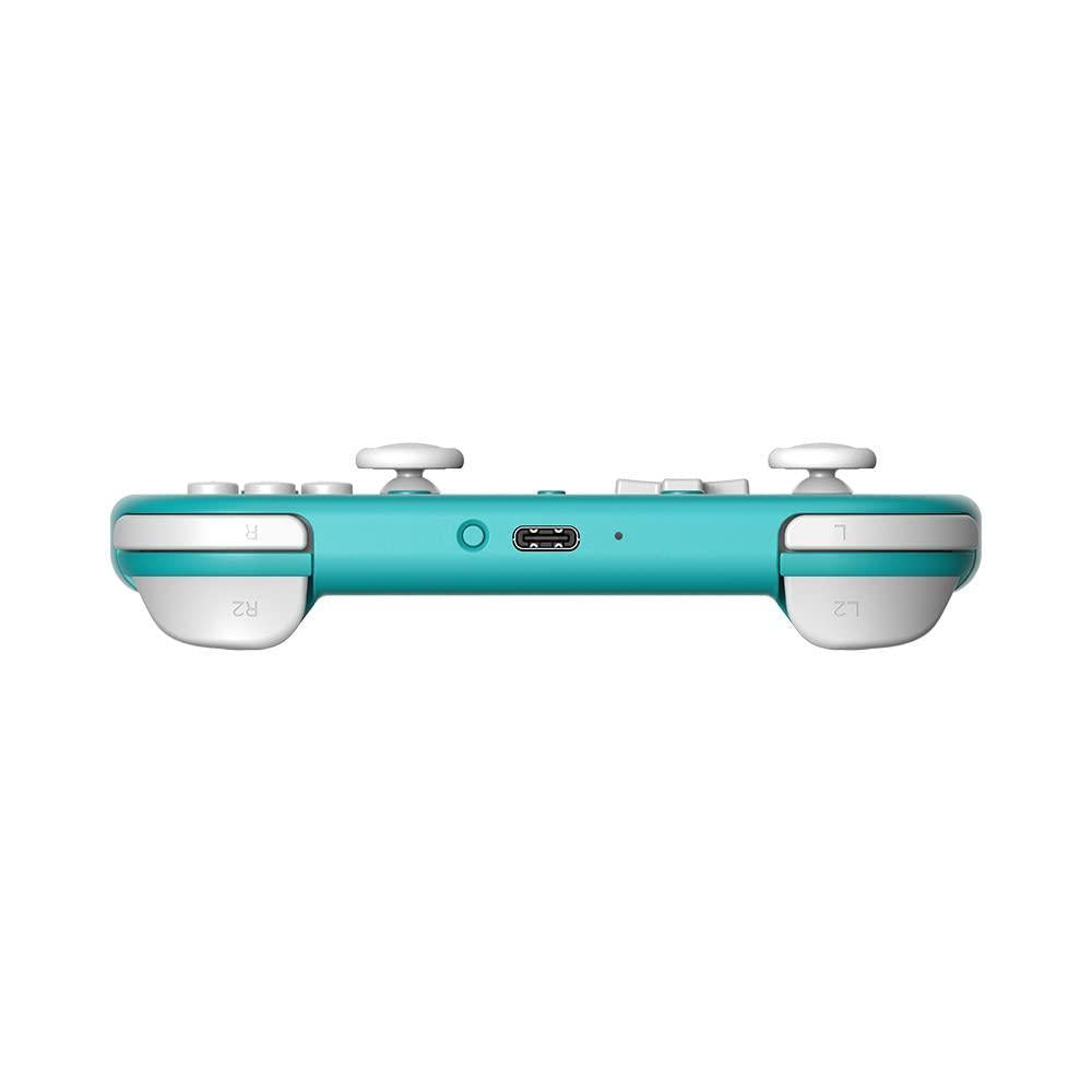 8BitDo Lite 2 Bluetooth Game Controller - Wireless Gamepad for Switch/PC/Android/iOS, Ergonomic Design, Turbo Function (Turquoise Edition) - Perfect for Mobile Gaming, Cloud Gaming & Retro Console Emulation