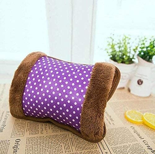 RYLAN Electric Heating Pad for Pain Relief - Soft Velvet Hot Water Bag & Heating Pouch - Portable Heat Therapy for Back, Shoulder, and Muscle Pain - Perfect for Home, Office, and Travel Use