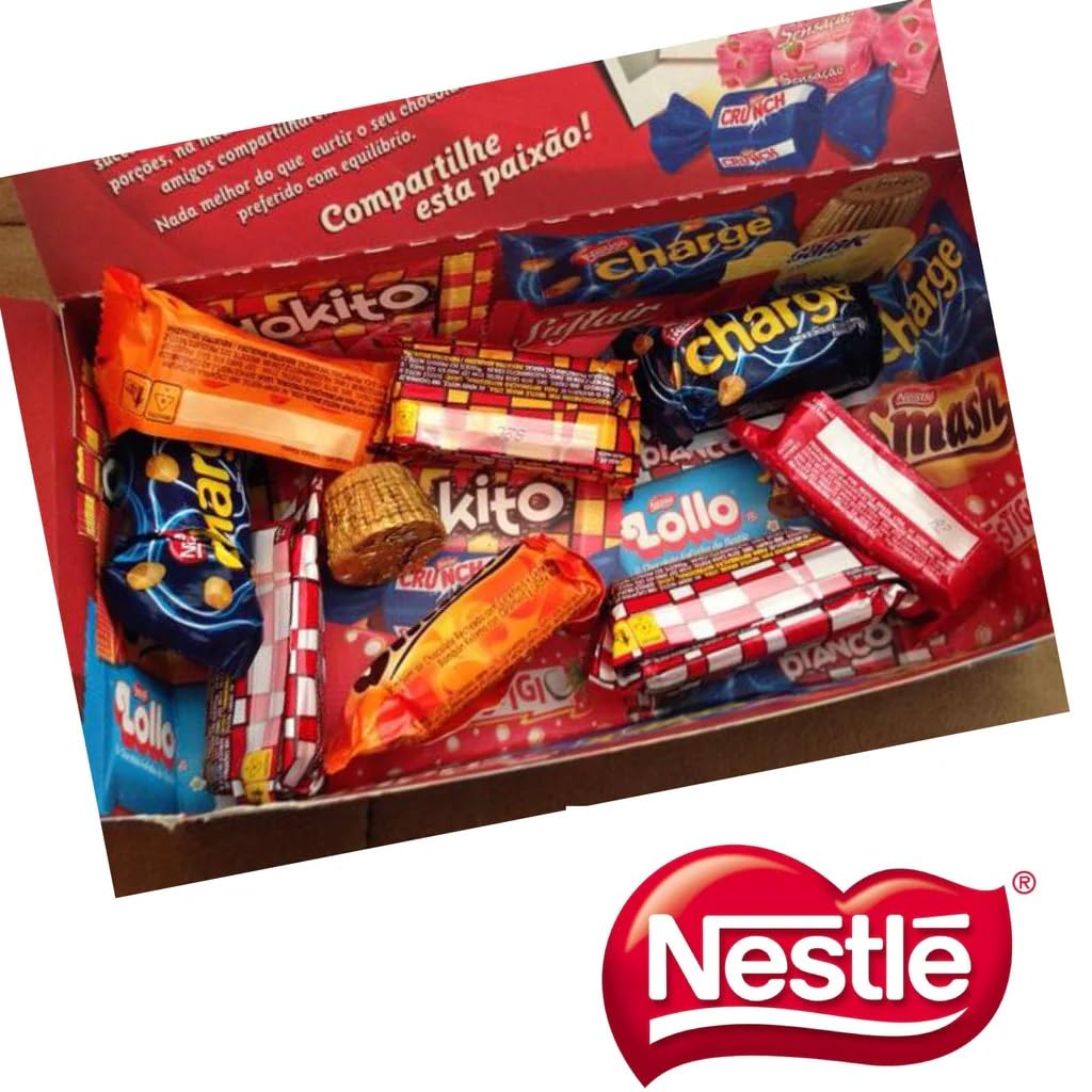 Nestlé Specialties Bonbon Candy Box 8.85 oz (251g) - Assorted Chocolate Truffles & Variety Pack | Brazilian Imported Gourmet Chocolates | Perfect for Gifts, Parties & Dessert Platters