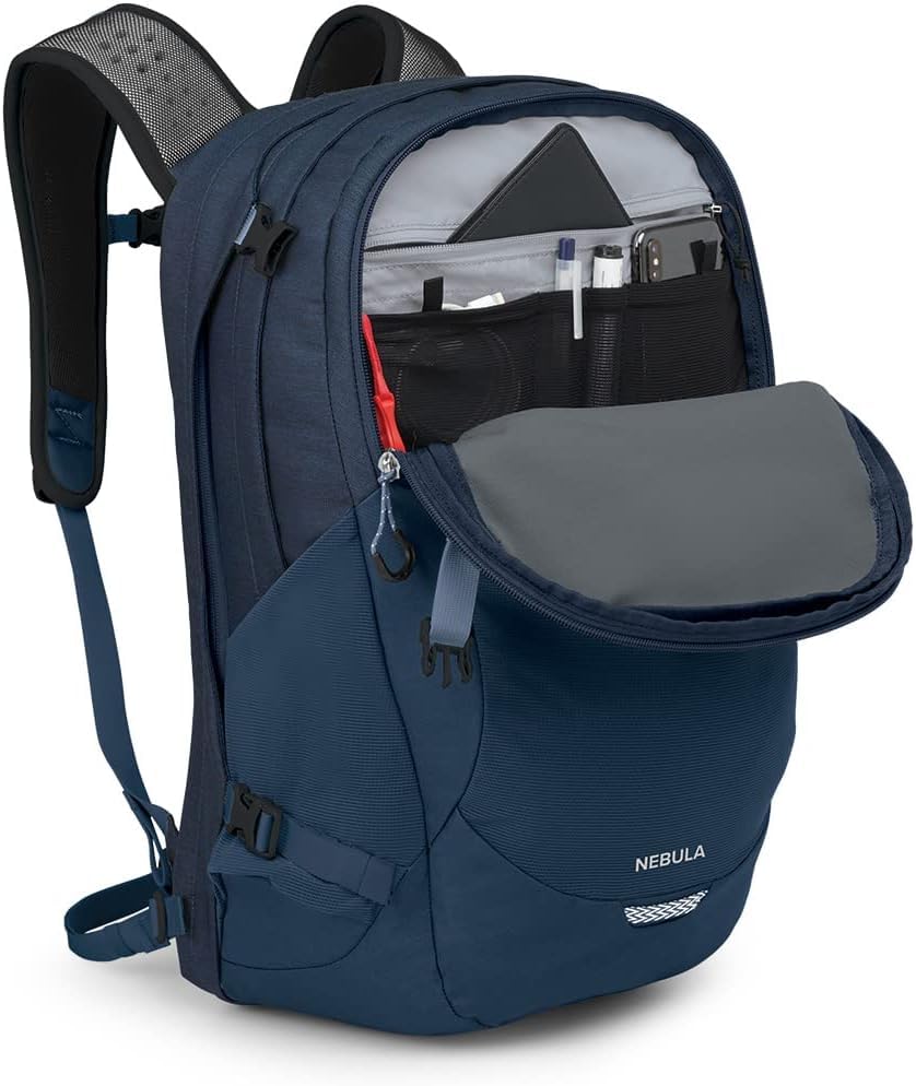 Osprey Unisex-Adult Nebula Laptop Backpack - Durable Travel & Commuter Backpack for Work, School & Outdoor Adventures