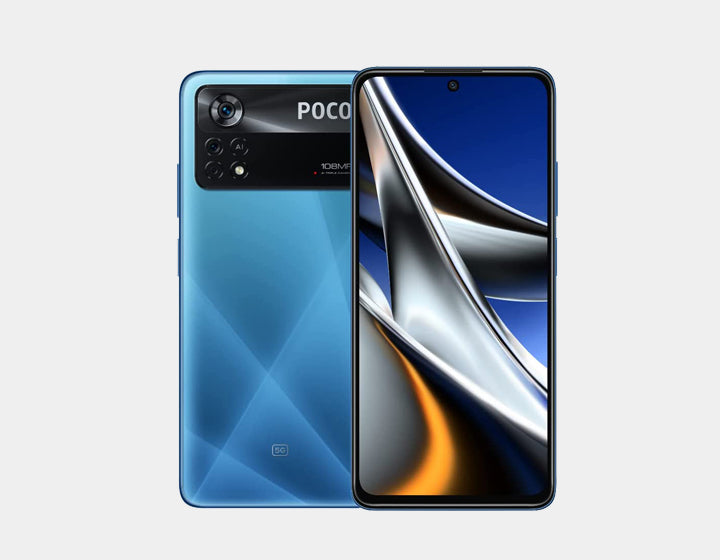 Xiaomi Poco X4 Pro 5G Smartphone - 256GB Storage 8GB RAM, Dual SIM GSM Unlocked (Blue) - Perfect for Gaming, Streaming & Work on the Go