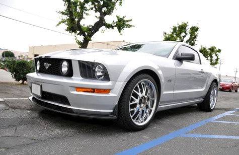 2005-2009 Ford Mustang V8 CV3 Style Front Bumper Lip Spoiler - Black PU Material | Aggressive Look & Improved Aerodynamics | Perfect for Street Racing & Car Shows