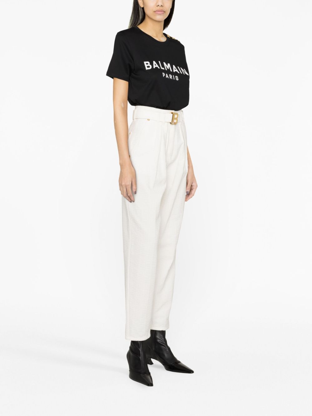 Balmain Black T-Shirts & Polo Shirts for Men - Luxury Casual & Streetwear Style - Perfect for Parties, Dates & Everyday Wear