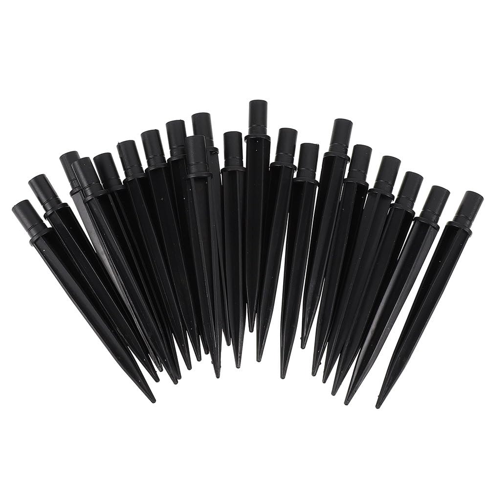 25 Pack Solar Light Stakes - 5.5 x 0.55 Inch Replacement Ground Spikes for Garden Pathway Lights, Landscape Yard Lamps - Perfect for Driveway, Walkway, Flower Bed & Outdoor Decoration Lighting