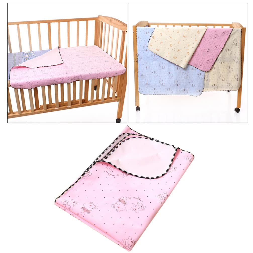 VILLCASE Reusable Dog Pee Pads - Machine Washable, Fast Absorbing Puppy Training Pads for Housebreaking - Waterproof Whelping Pads for Dogs (Pink) - Perfect for Puppy Training, Crate Lining & Pet Accidents at Home