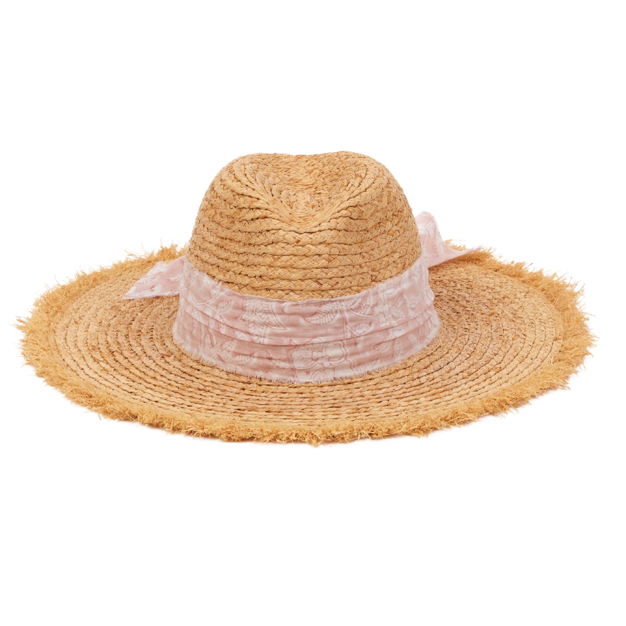 Stylish Breezy Continental Raffia Hat for Women - Summer Beach Sun Hat with Wide Brim - Perfect for Vacations, Pool Parties & Outdoor Adventures